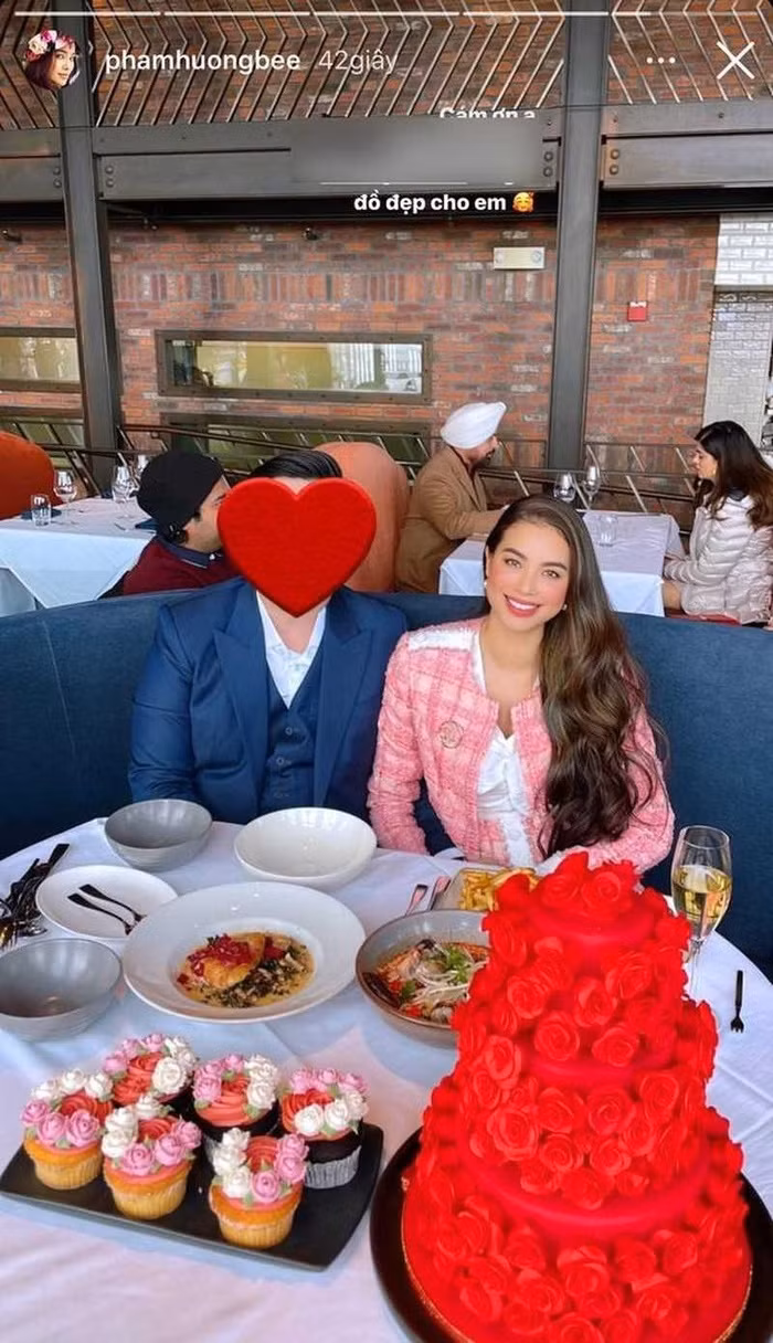 Tuy hết sức kín tiếng song trước đó thông tin về chồng Phạm Hương vẫn được chia sẻ trên mạng xã hội. Ảnh: Instagram