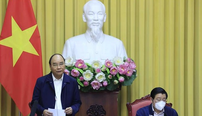 Chu tich nuoc lam viec voi cac chuyen gia ve De an Chien luoc xay dung va hoan thien Nha nuoc Phap quyen XHCN