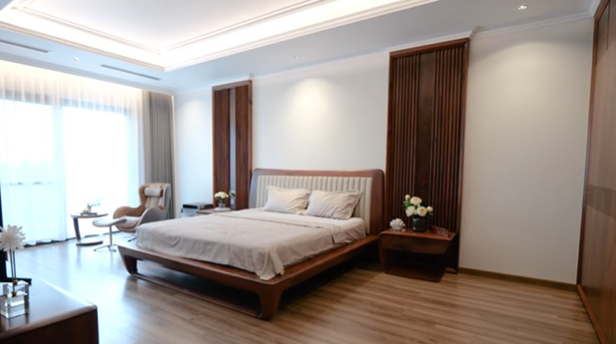 Phòng ngủ ấm cúng. Nguồn ảnh: chụp màn hình