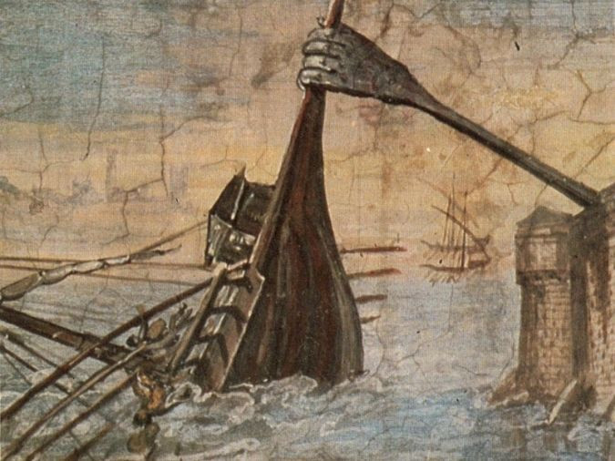 Móc Acsimet có cấu tạo khá đơn giản bao gồm hệ thống cần trục bằng gỗ, có dây chắc chắn và móc ở đầu và hoạt động theo nguyên lý đòn bẩy. Khi chiến thuyền La Mã áp sát đê biển, móc Acsimet sẽ được thả xuống để quặp vào thuyền địch rồi nhấc bổng chúng lên khỏi mặt nước.