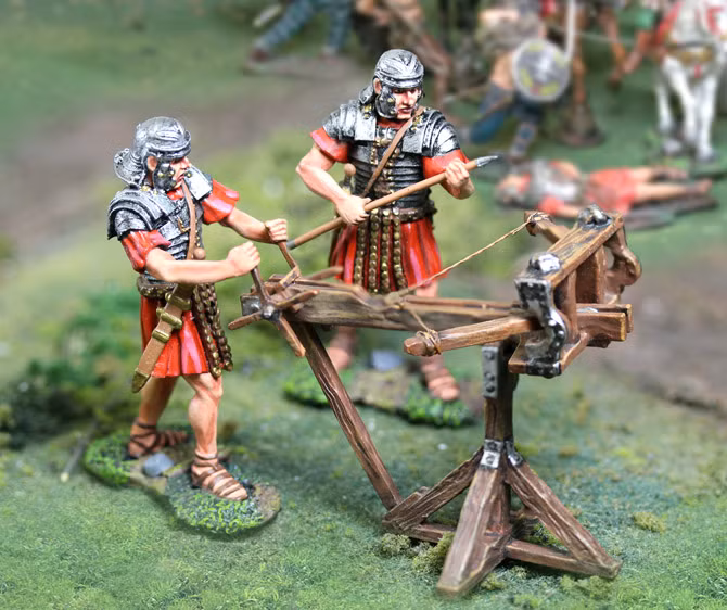 Nhờ sử dụng máy bắn tên Ballista, binh sĩ có thể nhanh chóng tấn công, gây thương vong cho kẻ địch trong thời gian ngắn, góp phần thay đổi cục diện chiến sự.