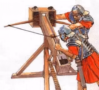 Được làm chủ yếu từ gỗ bọc sắt, ưu điểm của Ballista là tính cơ động cao, độ chính xác và sức xuyên thấu mạnh hơn.