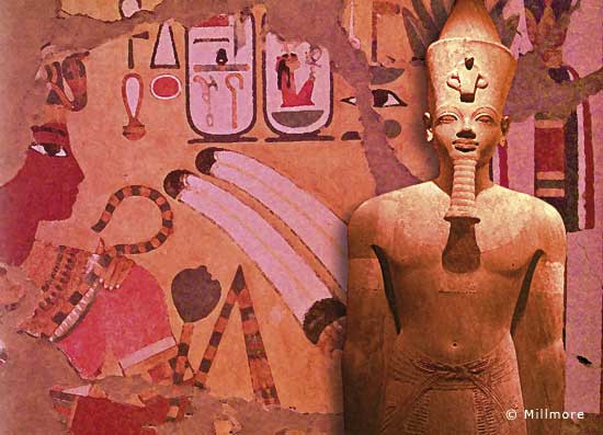 Chuyên gia đồ họa người Brazil Cicero Moraes, người tái tạo chân dung của pharaoh Amenhotep III, cho biết quá trình phục dựng bắt đầu với việc dựng lại hộp sọ Amenhotep III dựa vào kỹ thuật số, ảnh chụp và dữ liệu về xác ướp được nhóm nghiên cứu tỉ mỉ thu thập, phân tích. Tiếp đến, ông sử dụng thêm dữ liệu từ những người hiến tặng để ước lượng kích thước và vị trí tai, mắt, mũi, miệng của nhà vua.