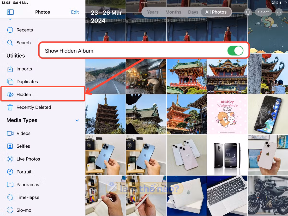 Cách giấu ảnh nhạy cảm trên iPhone, người có nhiều bí mật nên nắm chắc - Hình 6 Cach giau anh nhay cam tren iPhone, nguoi co nhieu bi mat nen nam chac-Hinh-6