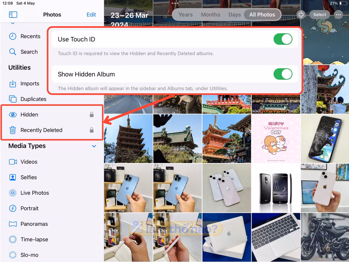 Cách giấu ảnh nhạy cảm trên iPhone, người có nhiều bí mật nên nắm chắc - Hình 7 Cach giau anh nhay cam tren iPhone, nguoi co nhieu bi mat nen nam chac-Hinh-7