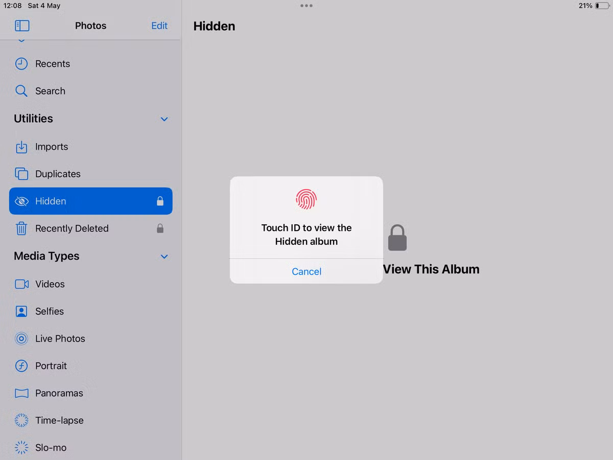 Cách giấu ảnh nhạy cảm trên iPhone, người có nhiều bí mật nên nắm chắc - Hình 8 Cach giau anh nhay cam tren iPhone, nguoi co nhieu bi mat nen nam chac-Hinh-8