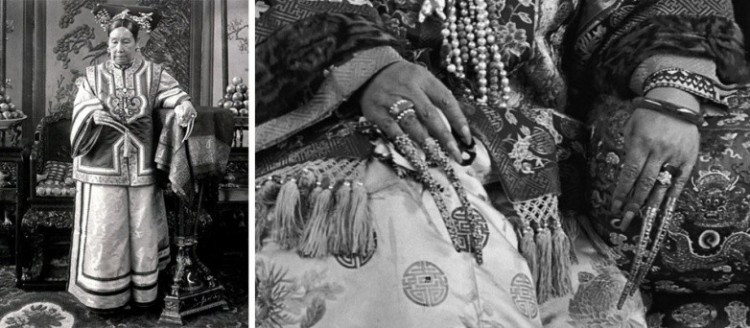 Minh chứng là Từ Hi thái hậu sử dụng "hộ giáp" như một vũ khí tự vệ. Vì sợ xung quanh có nhiều kẻ thù muốn ám hại mình nên vị thái hậu quyền lực này còn giấu cả thuốc độc vào hộ giáp để sử dụng khi cần.