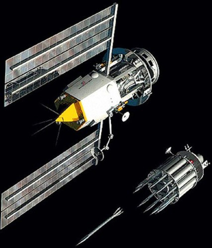 Và cuối cùng, một phương thức chống tàu sân bay đặc biệt nhất, chính là bắn phá quỹ đạo, một loại hình tấn công được triển khai từ không gian ngoài trái đất. Nguồn ảnh: BI.