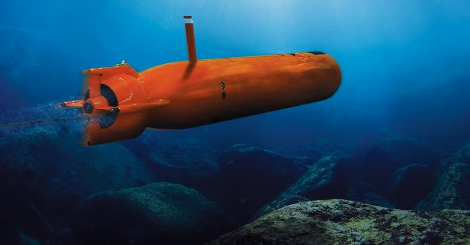 Đầu tiên phải kế đến, chính là các phương tiện ngầm không người lái, các tàu ngầm không người lái tối tân đã được phát triển thành công thời gian gần đây. Nguồn ảnh: saab.com.