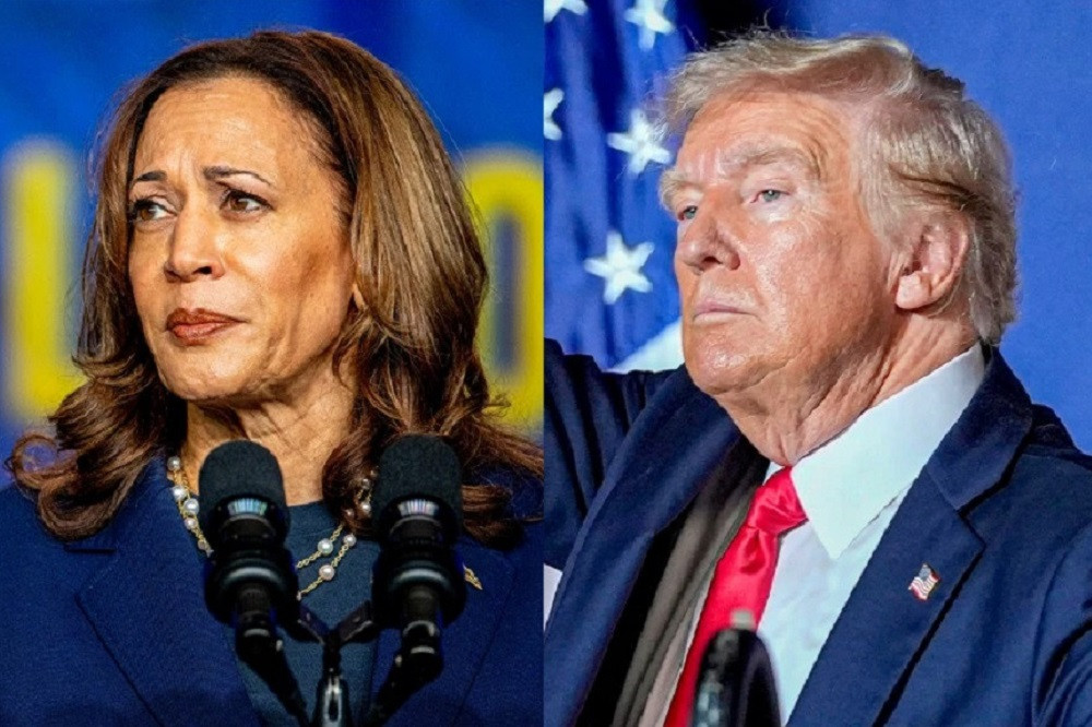 Bà Harris vẫn dẫn trước ông Trump trong cuộc khảo sát toàn quốc Ba Harris van dan truoc ong Trump trong cuoc khao sat toan quoc