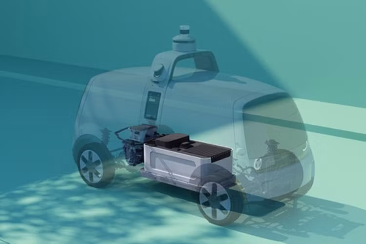 Là xe tự hành Nuro thế hệ thứ 3 có các cảm biển để có thể quét 360 độ môi trường xung quanh, đảm bảo an toàn nhất khi vận hành. Hệ thống cảm biến được đặt ở trên nóc xe, chính là phần nhô cao lên. Hiện tại, xe tự hành một phần đã có mặt ở Việt Nam.