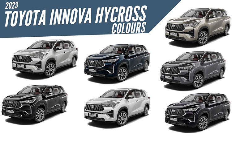 Mức giá xe Toyota Innova 2023 cho các phiên bản sử dụng động cơ xăng dao động trong khoảng từ 1.830.000 - 1.920.000 Rupee (khoảng 520 - 550 triệu đồng). Trong khi đó, các phiên bản hybrid có giá từ 2.401.000 - 2.897.000 Rupee (685 - 826 triệu đồng).