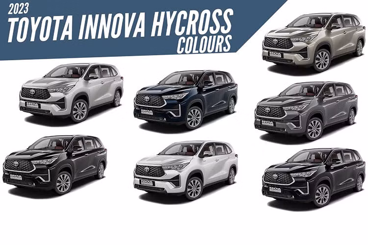 Mức giá xe Toyota Innova 2023 cho các phiên bản sử dụng động cơ xăng dao động trong khoảng từ 1.830.000 - 1.920.000 Rupee (khoảng 520 - 550 triệu đồng). Trong khi đó, các phiên bản hybrid có giá từ 2.401.000 - 2.897.000 Rupee (685 - 826 triệu đồng).