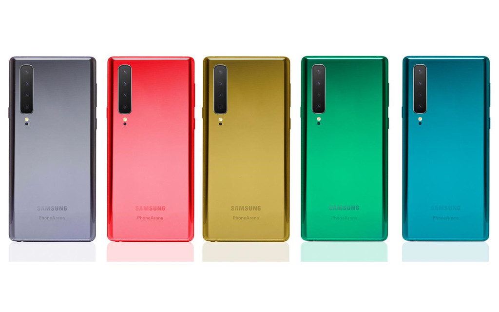 Trang MySmartprice cho biết Galaxy Note 10 sẽ hỗ trợ nhiều tùy chọn màu sắc khác nhau gồm đen, trắng, bạc, đỏ và hồng. Bên cạnh đó, phiên bản Pro sẽ có thêm một số màu sắc riêng như xanh gradient hoặc bạc gradient.