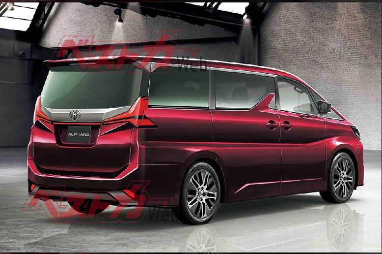 Bên cạnh đó, động cơ 2.5L cơ bản (177 mã lực / 235 Nm) sẽ được nâng cấp thành động cơ Dynamic Force hiện đại hơn nhưng có cùng kích thước (204 mã lực / 243 Nm) ở cả bản xăng và hybrid của Alphard thế hệ tiếp theo.