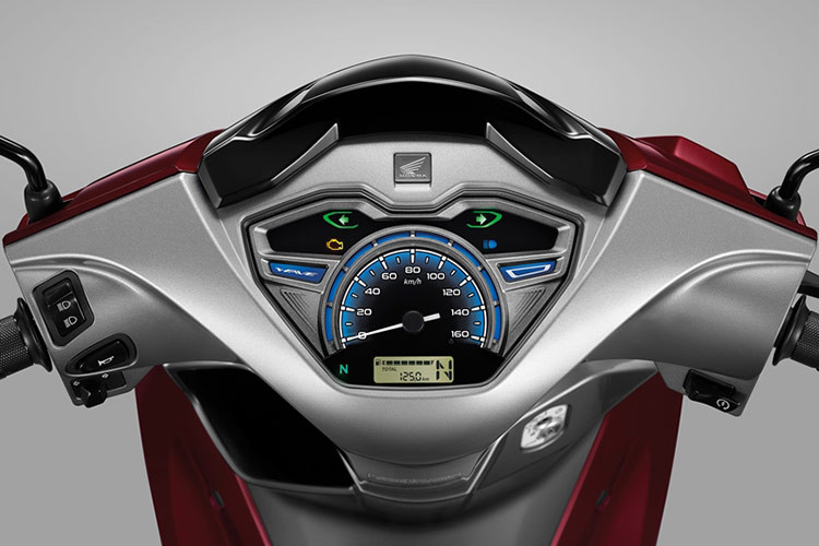 Xe máy số Honda Wave 125i thế hệ mới sở hữu cụm đồng hồ LCD kỹ thuật số của Wave 125i hiển thị đầy đủ các thông số quan trọng, giúp người sử dụng dễ dàng theo dõi quá trình vận hành.