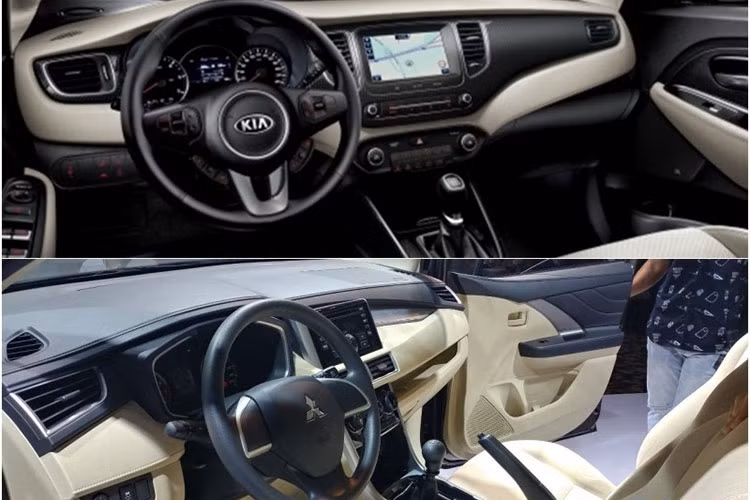 Nội thất Kia Rondo 2018 phiên bản cao cấp nhất có thiết kế sang trọng và hiện đại, mang phong cách của các mẫu xe đến từ Châu Âu nhiều hơn. Ở phía đối diện, Mitsubishi Xpander AT 2018 sở hữu không gian nội thất chuẩn mực, đặc trưng của những mẫu MPV 7 chỗ gia đình, cũng như phong cách tối giản từ nhà sản xuất ôtô Nhật Bản.