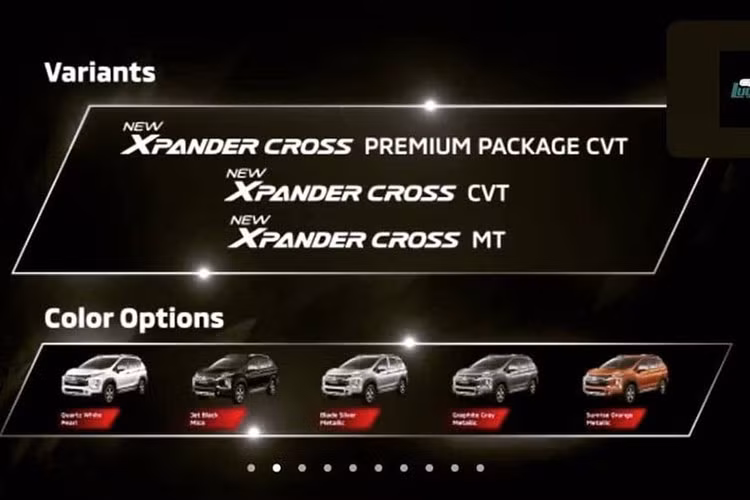 Mức giá xe Mitsubishi Xpander Cross 2022 dao động từ 294.670.000 - 320.270.000 Rupiah (khoảng 469 - 509 triệu đồng). Sau Indonesia, Mitsubishi Xpander Cross 2022 rất có thể sẽ sớm về Việt Nam, cạnh tranh với Suzuki XL7.