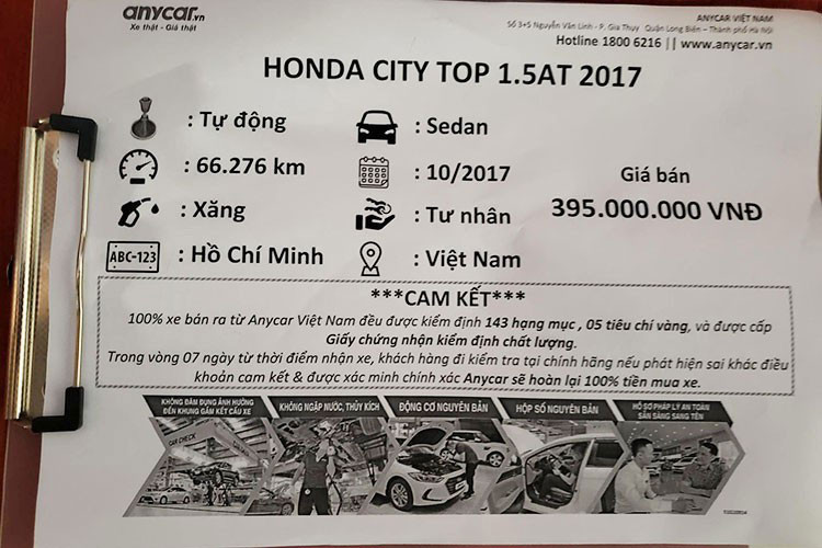 Honda City bi tua nguoc ODO, Anycar to mot facebooker len Cong an-Hinh-5