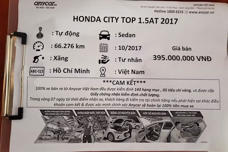 Honda City bi tua nguoc ODO, Anycar to mot facebooker len Cong an-Hinh-5
