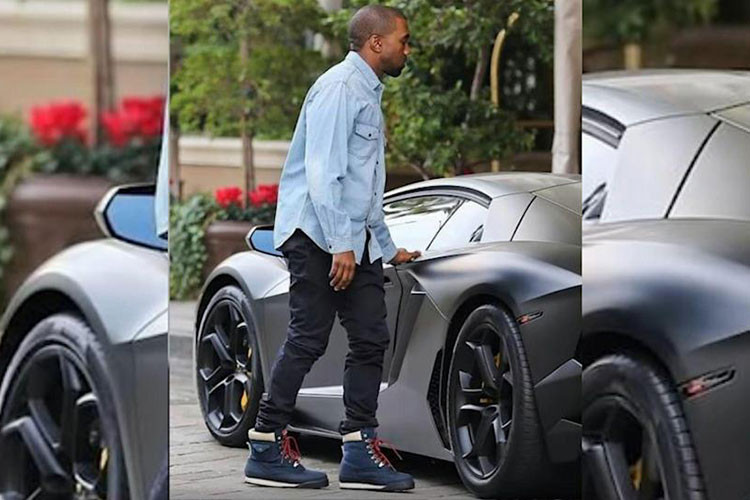 Là một trong những Rapper giàu có nhất trên thế giới, Kanye West có trong tay cả một dàn siêu xe/hypercar cực khủng và số lượng cũng đang không ngừng tăng. Tuy vậy, mẫu xe thường được chàng rapper người Mỹ sử dụng nhất chính là mẫu Lamborghini Aventador LP700-4, mẫu xe vốn rất nổi tiếng của thương hiệu "Bò tót" nước Ý.