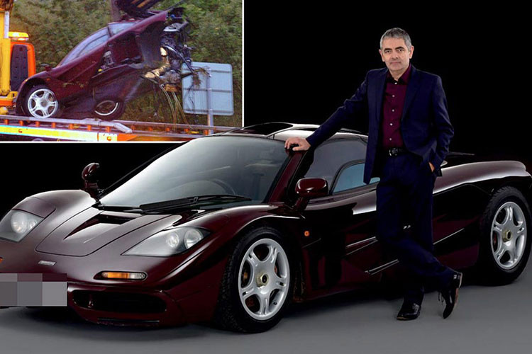 Tương tự David Beckham, nam danh hài nổi tiếng người Anh - Rowan Atkinson (Mr.Bean) cũng được biết tới với niềm đam mê xe bất tận. Tuy nhiên, dường như đối với Rowan Atkinson, khác với nhiều ngôi sao quốc tế, ông lại có xu hướng đam mê những mẫu xe của quê hương như Land Rover, Aston Martin hay McLaren... Và chiếc xe đình đám nhất trong bộ sưu tập của "Mr.Bean" chính là chiếc McLaren F1 hàng hiếm có.