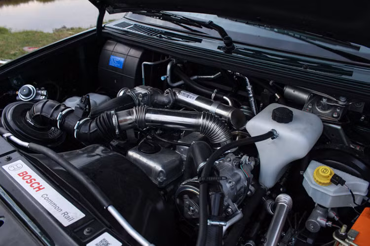 Patriot về Việt Nam được trang bị động cơ diesel 2.2l 4 xi-lanh thẳng hàng ZMZ-51432 với công suất 113 mã lực kết hợp với hộp số sàn 5 cấp và hệ thống phun nhiên liệu điện tử của Bosch, giúp chiếc xe có thể đạt tốc độ tối đa 135 km/h và mức tiêu thụ nhiên liệu 11,5 lít/100 km.