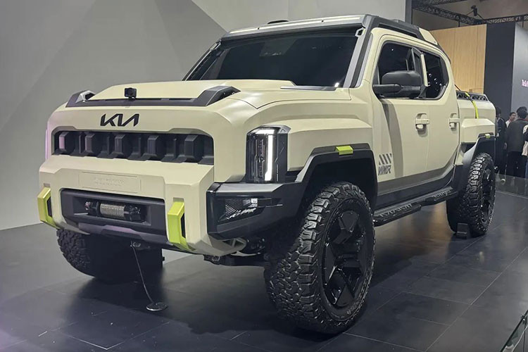 Kia Tasman ban off-road sieu ham ho 