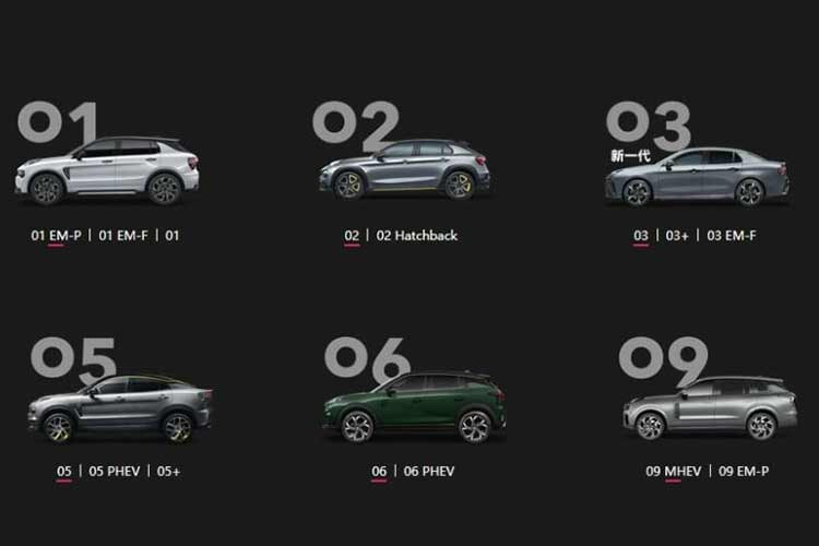  Lynk &amp; Co 01, 03, 05, 09 Lynk &amp; Co - thương hiệu thuộc Geely dự kiến sẽ đổ bộ thị trường Việt Nam ngay những tháng cuối năm 2023 với kế hoạch bán ra 3 mẫu SUV và 1 mẫu sedan. Tất cả các sản phẩm này đều được định vị hạng sang.
