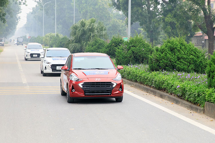 Hanh trinh Grand i10 DriveStyle 2021 - di that xa de tro ve