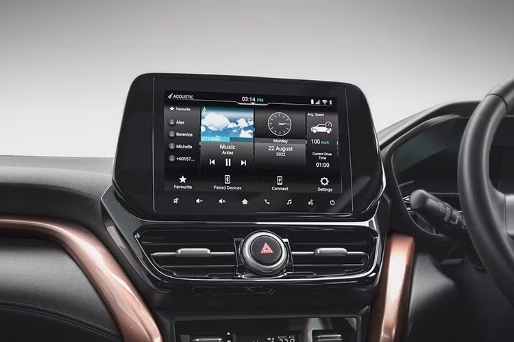 Ở các bản cao cấp, xe sẽ có thêm camera 360 độ, sạc điện thoại thông minh không dây, bảng đồng hồ kỹ thuật số toàn phần, hệ thống đèn viền cũng như tính năng ra lệnh bằng giọng nói dùng Google và Siri. Trong khi đó, những trang bị an toàn của xe gồm có hệ thống cân bằng điện tử, hỗ trợ khởi hành ngang dốc, cảnh báo áp suất lốp, phanh đĩa trên 4 bánh và 6 túi khí. 