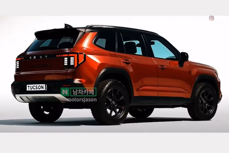 Theo các bản phác thảo ban đầu, Hyundai Tucson thế hệ mới mang dáng vẻ cơ bắp và sắc cạnh hơn, theo đuổi ngôn ngữ thiết kế mới của Hyundai mang tên “Art of Steel”. Phong cách này kết hợp giữa sự vững chãi của những đường nét cắt xẻ táo bạo và yếu tố hoài cổ lấy cảm hứng từ mẫu concept N Vision 74 cũng như chiếc xe chạy hydro Hyundai NEXO.