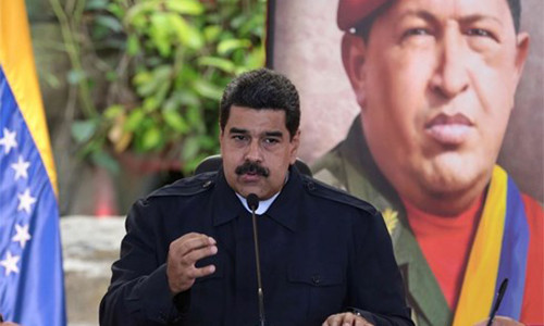 Tổng thống Nicolas Maduro. Ảnh: AP