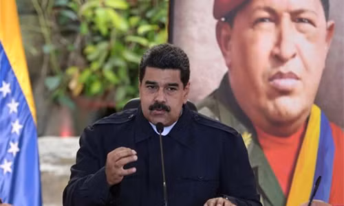 Tổng thống Nicolas Maduro. Ảnh: AP