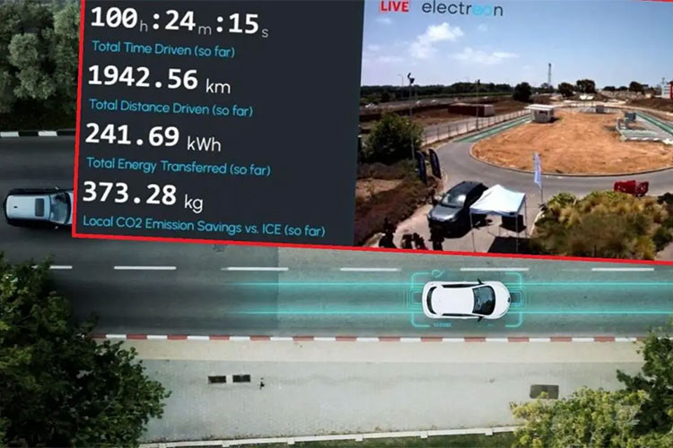 Trong suốt quá trình chạy, Electreon cho biết Toyota RAV4 PHEV chỉ được dừng lại để đổi tài xế, có tổng cộng 55 người lái xe tham gia cuộc thử nghiệm này.