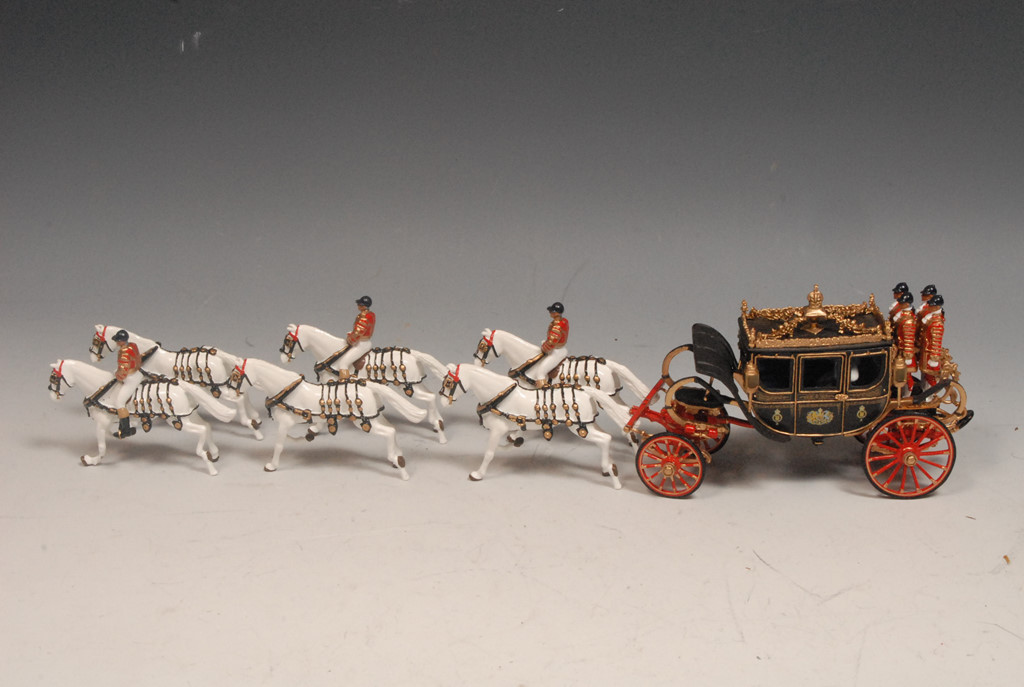 Irish State Coach được sử dụng trong lễ cưới của Hoàng tế Philip, Công tước xứ Edinburgh với Nữ hoàng Elizabeth II hiện tại.