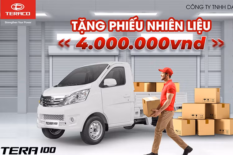 Tau xe tai nho Daehan TERA100 - khong lo ton xang mua 