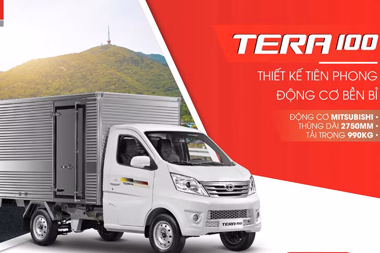 Tau xe tai nho Daehan TERA100 - khong lo ton xang mua 