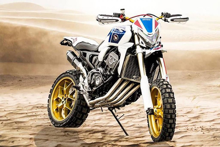 Mới đây, một đại lý Honda Brivemo tại Thụy Sĩ đã gây bất ngờ cho những người yêu xe hai bánh khi quyết định biến một chiếc xe môtô Honda CB1000R đời mới nhất, thành môtô địa hình cực kỳ độc đáo và lạ mắt.