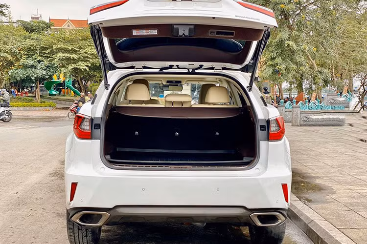 Hàng ghế sau của RX350 cũng có khả năng điều chỉnh điện lưng ghế và hệ thống điều hòa độc lập riêng. Mặc dù không có hàng ghế thứ 3 nhưng đổi lại, chiếc xe có thể tích khoang hành lý lên tới 521 lít, và có thể mở rộng tới 1585 lít nếu như gập hàng ghế sau lại. Xe được trang bị cửa sổ trời đóng mở bằng điện...