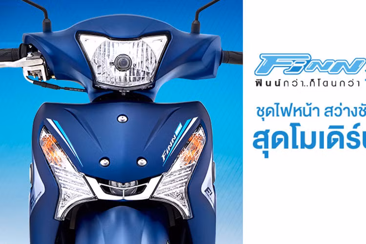 Được xem là đối thủ Honda Future 125 FI tại Thái Lan, Yamaha Finn 2023 dài x rộng x cao lần lượt là 1.940 x 705 x 1.095 mm. Khoảng cách giữa hai trục bánh xe là 1.235 mm, chiều cao yên 775 mm.