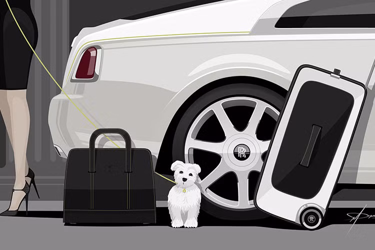 Ngoài ra, thương hiệu xe sang Anh Quốc còn cung cấp cho khách hàng một lựa chọn cá nhân hóa giữa việc sử dụng một hoặc hai tông màu đơn sắc trong cả bộ Wraith Luggage Collection tương ứng với ngoại thất trên siêu xe sang Wraith.