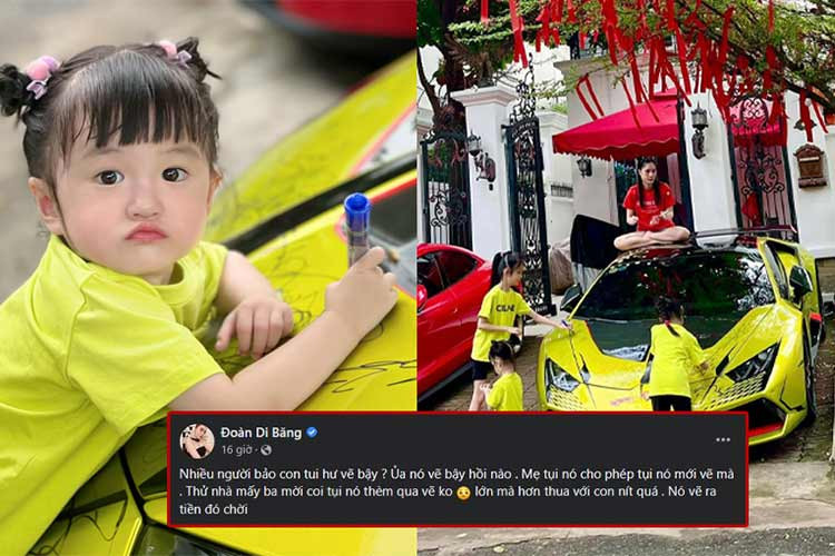 Vào tháng 9/2022, hình ảnh "nóc nhà" cùng 3 cô gái chăm chỉ vẽ và viết lên bộ áo chiếc siêu xe Lamborghini Huracan đắt tiền, sở hữu bản độ khủng của mình đã khiến vị đại gia ngao ngán nhưng cũng không dám làm gì. Rất may là chiếc siêu xe Lamborghini Huracan này đã được dán áo đề-can nên việc vẽ này không gây ra ảnh hưởng gì nghiêm trọng cho màu sơn của xe.