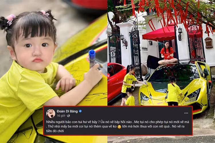 Vào tháng 9/2022, hình ảnh "nóc nhà" cùng 3 cô gái chăm chỉ vẽ và viết lên bộ áo chiếc siêu xe Lamborghini Huracan đắt tiền, sở hữu bản độ khủng của mình đã khiến vị đại gia ngao ngán nhưng cũng không dám làm gì. Rất may là chiếc siêu xe Lamborghini Huracan này đã được dán áo đề-can nên việc vẽ này không gây ra ảnh hưởng gì nghiêm trọng cho màu sơn của xe.