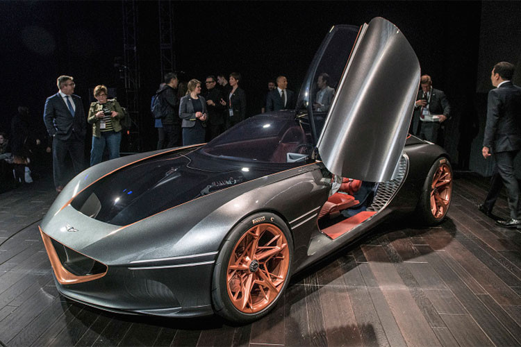 Siêu xe Genesis Essentia Concept: Mẫu xe mang tinh hoa của nhà sản xuất ôtô Hyundai sở hữu thiết kế quyến rũ, hiện đại và hệ động lực hoàn toàn bằng điện, mẫu Genesis Essentia Concept mới này đánh dấu mở ra tương lai mới cho thương hiệu xe ôtô tại Hàn Quốc.