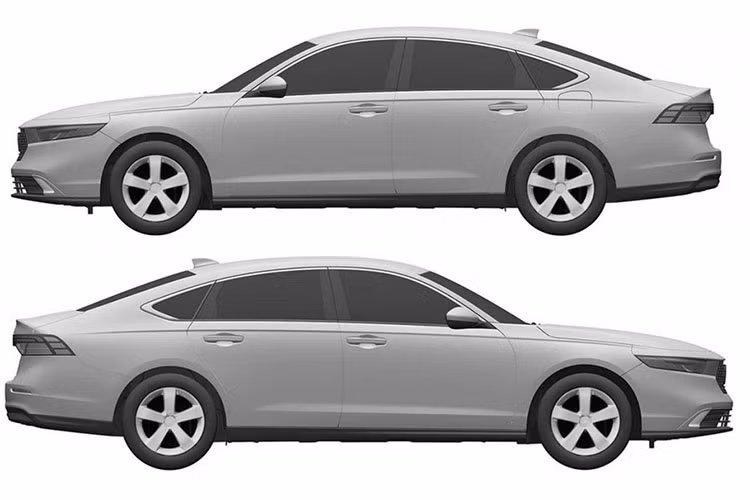 Hiện hãng Honda chưa công bố hình ảnh chụp sườn xe của Accord mới. Tuy nhiên, hình ảnh rò rỉ trước đó cho thấy mẫu sedan cỡ trung này sở hữu đường dập gân kéo dài từ đèn pha đến đèn hậu. Đây là một trong những thiết kế đặc trưng của xe Honda hiện nay.