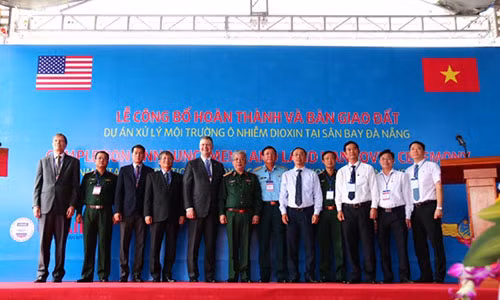 Hoan thanh viec xu ly o nhiem dioxin tai san bay Da Nang