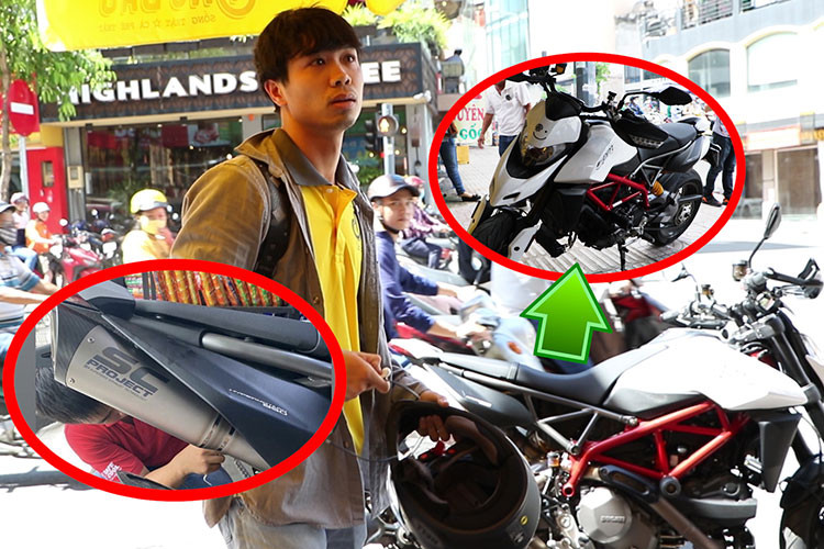 Khi về Việt Nam thi đấu, tiền đạo Công Phượng sử dụng hàng ngày lại là một chiếc xe môtô 2 bánh tới từ thương hiệu Ducati, Ý. Chiếc Ducati Hypermotard của tiền đạo Công Phượng có màu sơn trắng/đỏ thời thượng và là một mẫu xe thuộc dạng "top đầu" trong những chiếc xe môtô đa dụng hiện nay.