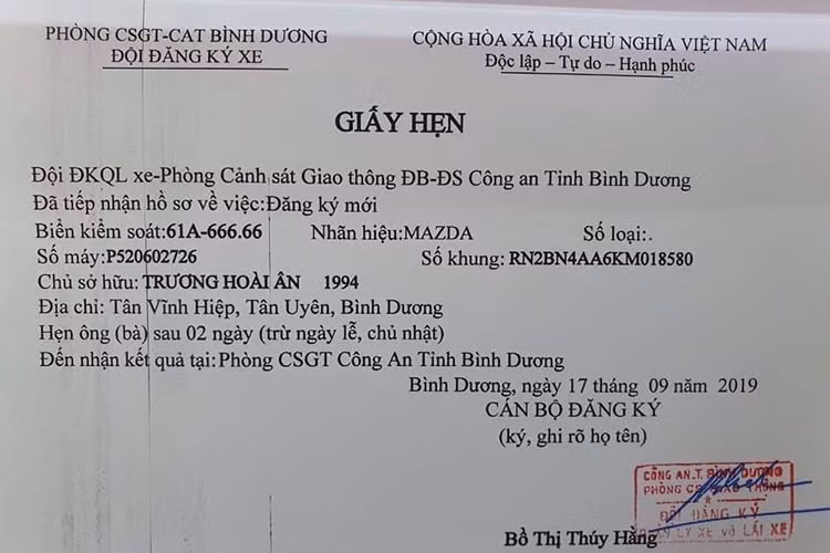 Thông thường, những chiếc xe biển đẹp như vậy sẽ được chủ xe rao bán. Hiện chưa có thông tin gì về việc chủ xe Mazda3 biển độc này có bán hay không. Nếu bán, có thể giá xe sẽ được đẩy lên con số hàng tỷ đồng. Giá một chiếc Mazda3 1.5 sedan sau khi ra biển khoảng hơn 700 triệu đồng.