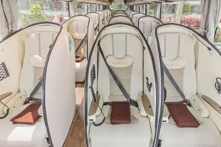 Trong số các công ty điều hành xe buýt chạy đêm, xe buýt của Willer Express có trụ sở tại Tokyo đã nổi tiếng vì có một số mẫu xe đẹp nhất, và thậm chí họ còn vượt qua chính mình với những chiếc xe buýt ReBorn mới.